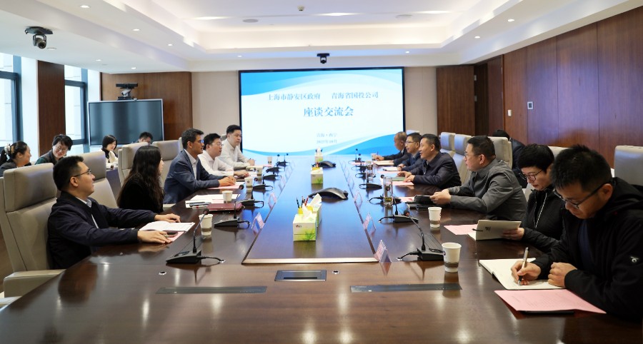 上海市静安区政府副区长胡勇一行莅临MG电子
座谈交流